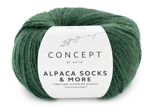 Alpaca socks & more - fyrretræsgrøn